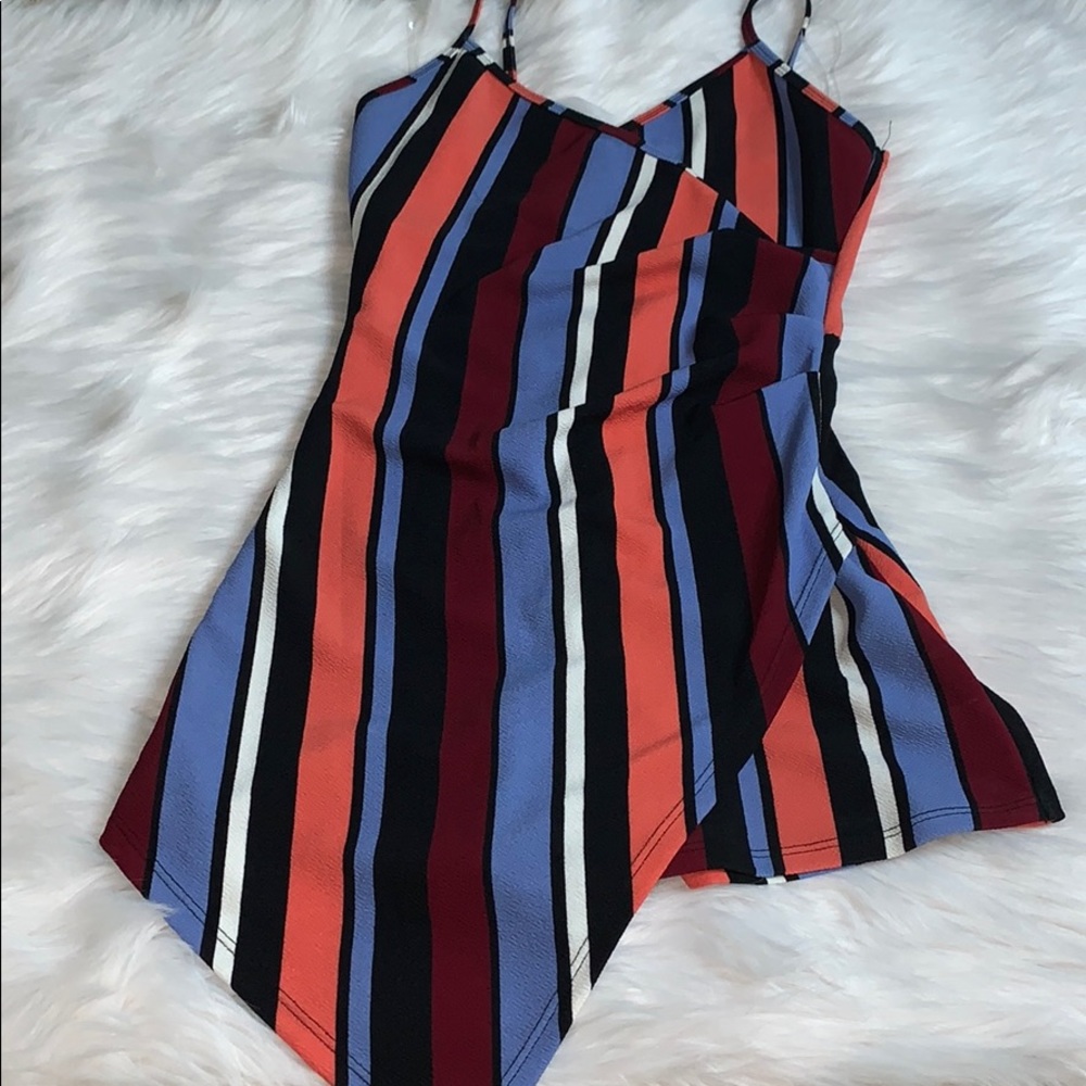 Cute Multi Color Romper Size Medium
